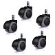 SET 5ks - Kolečko k židli gumové průměr 50mm - čep 10mm
